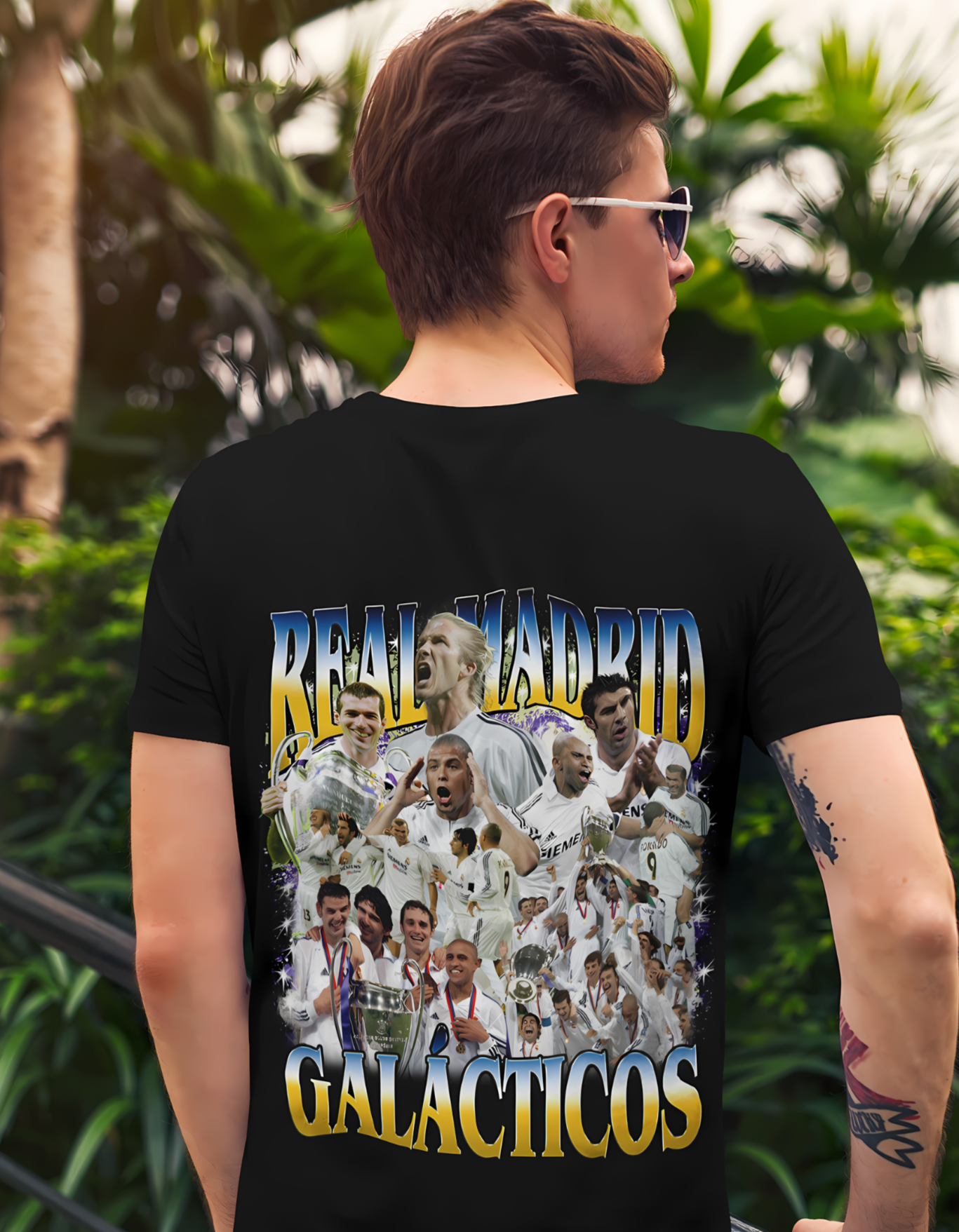 Real Madrid T-Shirt | Real Madrid Galácticos T-Shirt | Hala Madrid T-Shirt | Premium Quality Fan Apparel | GOAT Football Fan Apparel | Made from 100% Cotton
