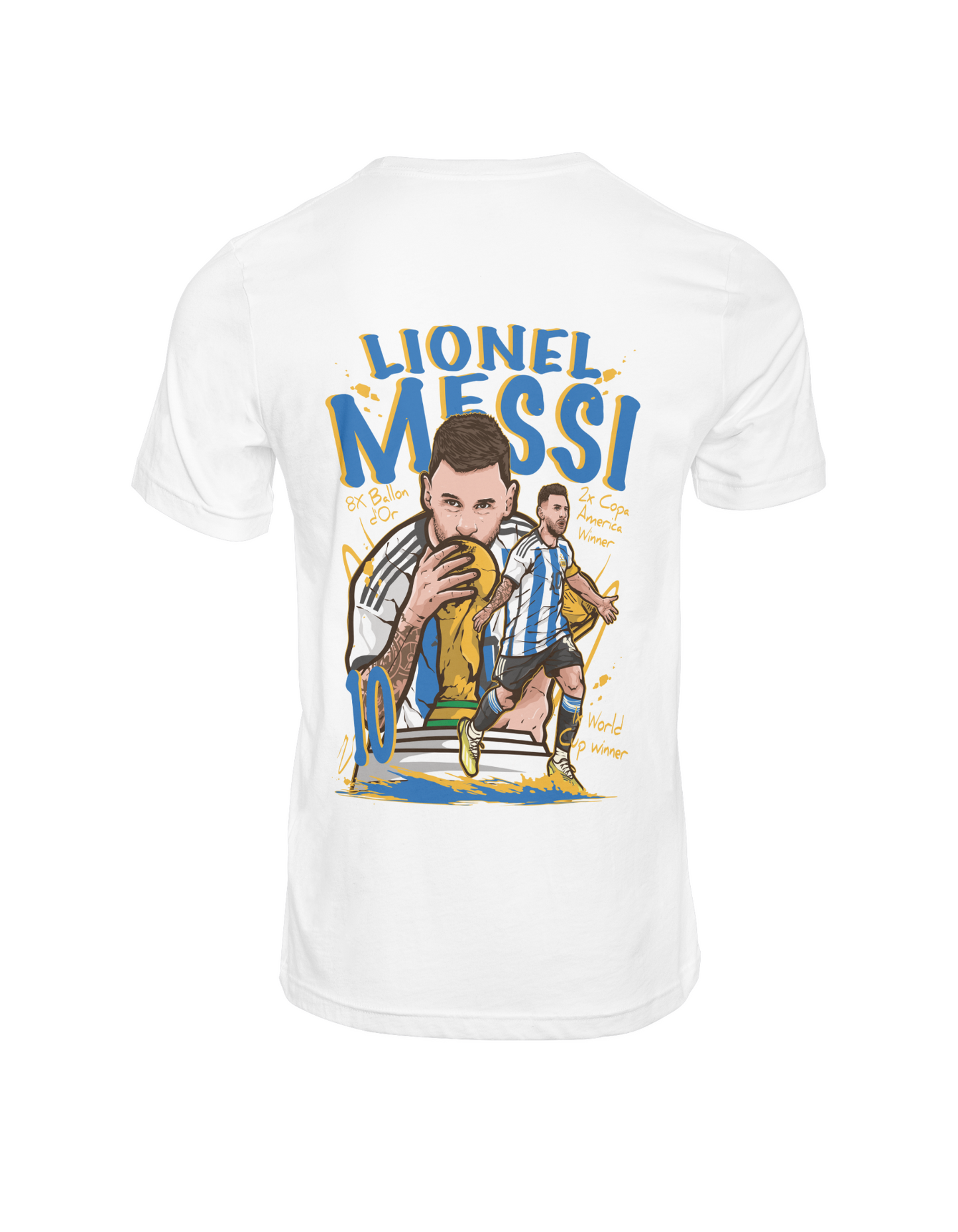 Lionel Messi T-Shirt | Messi La Pulga T-Shirt | Premium Quality Fan Apparel | GOAT Football Fan Apparel | Made from 100% Cotton