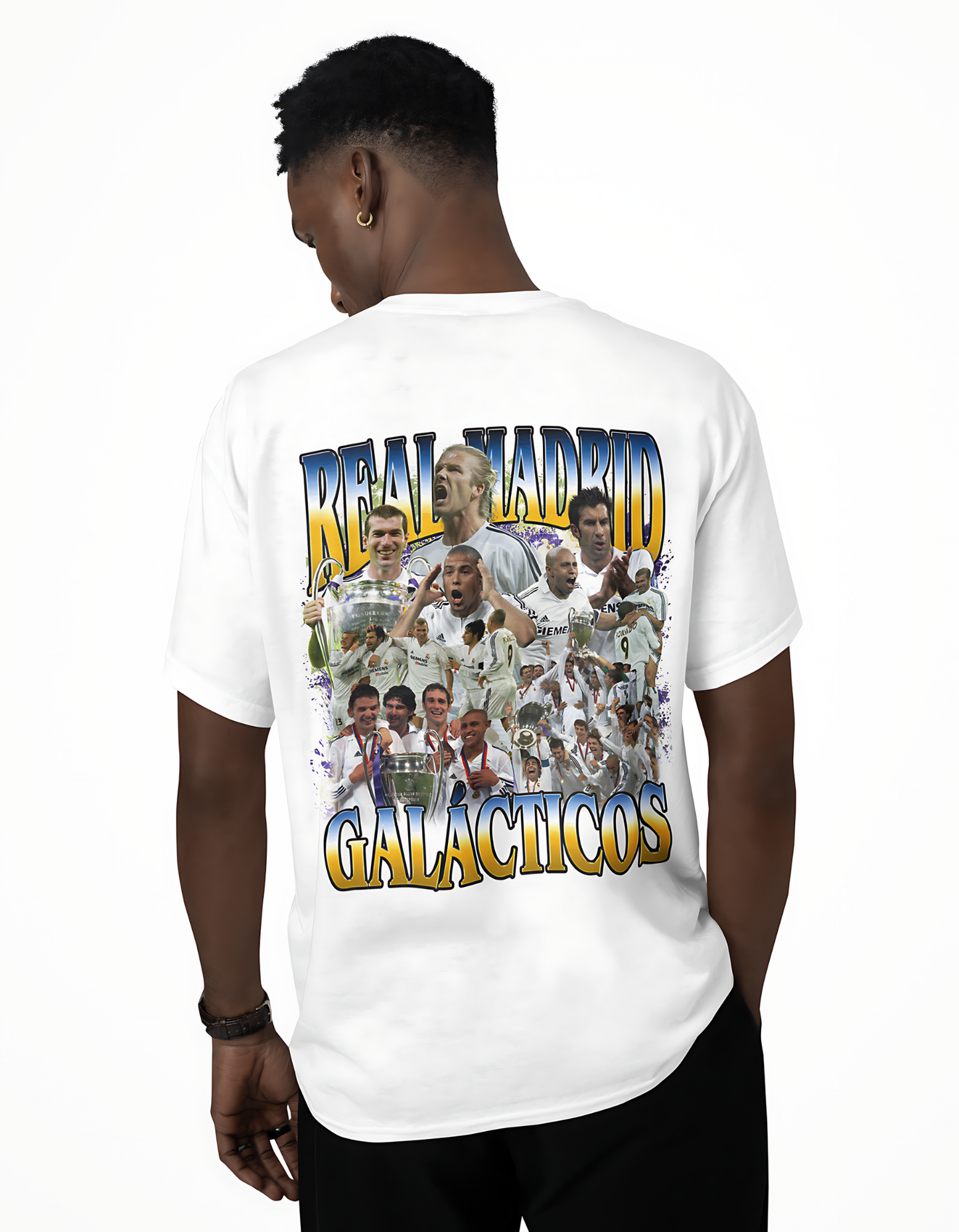 Real Madrid T-Shirt | Real Madrid Galácticos T-Shirt | Hala Madrid T-Shirt | Premium Quality Fan Apparel | GOAT Football Fan Apparel | Made from 100% Cotton