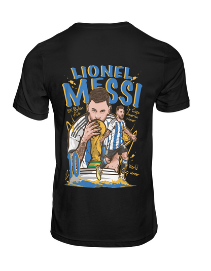 Lionel Messi T-Shirt | Messi La Pulga T-Shirt | Premium Quality Fan Apparel | GOAT Football Fan Apparel | Made from 100% Cotton